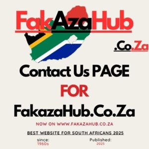 Contact Us Page For Fakazahub.co.za