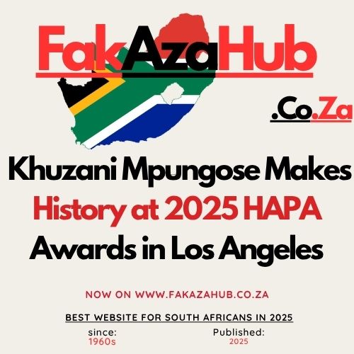 Khuzani Mpungose Makes History at 2025 HAPA Awards in Los Angeles